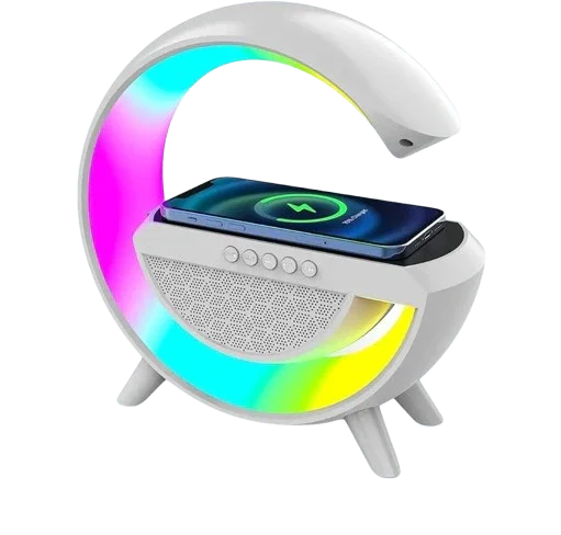 G-Shape Wireless Charging Speaker Lamp - Martly