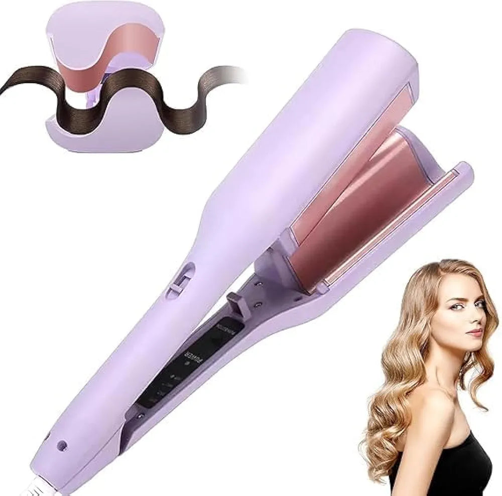 2-Barrel Ceramic Hair Waver – 32MM Deep Wave Curler