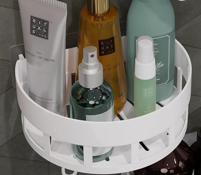 Bathroom Shelves with Hooks