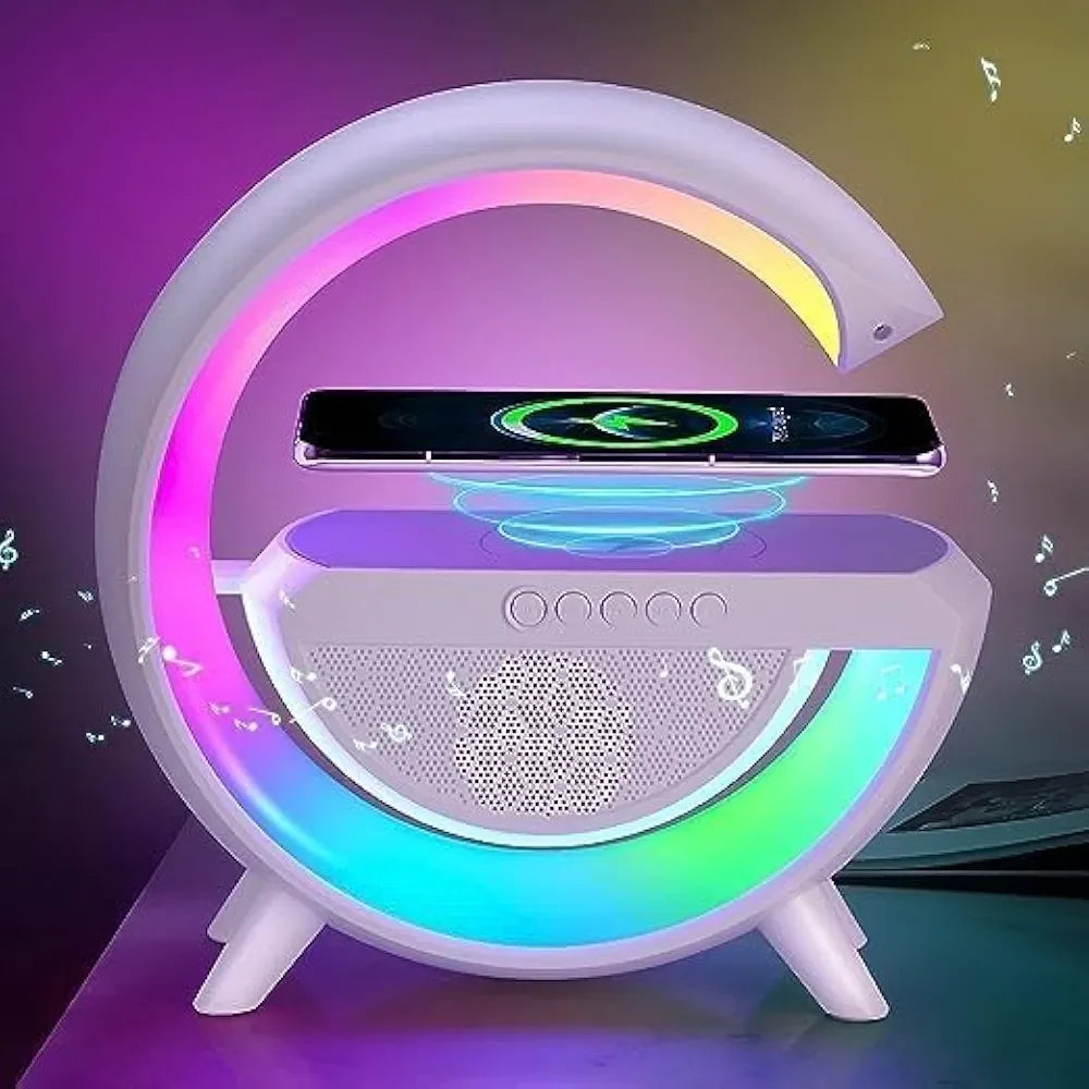 G-Shape Wireless Charging Speaker Lamp - Martly