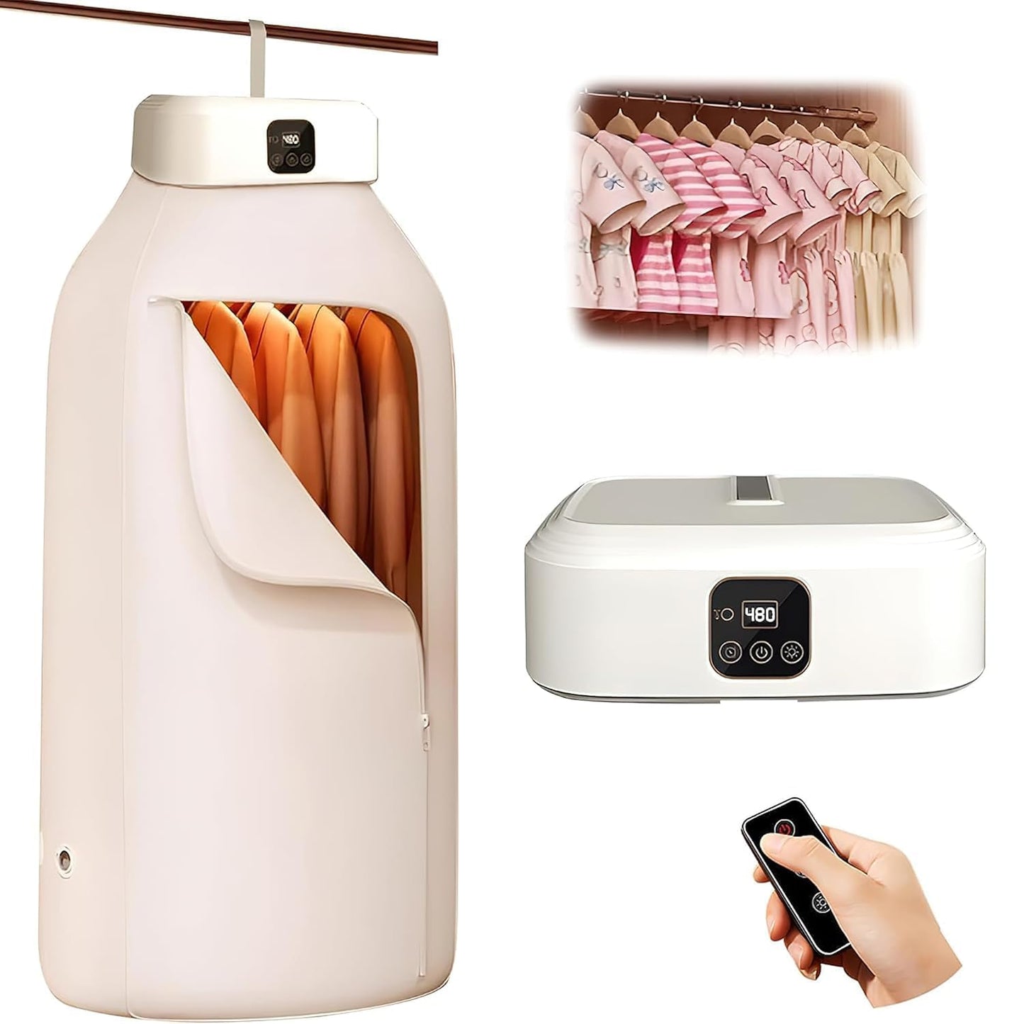 Portable Electric Cloth Dryer - Foldable