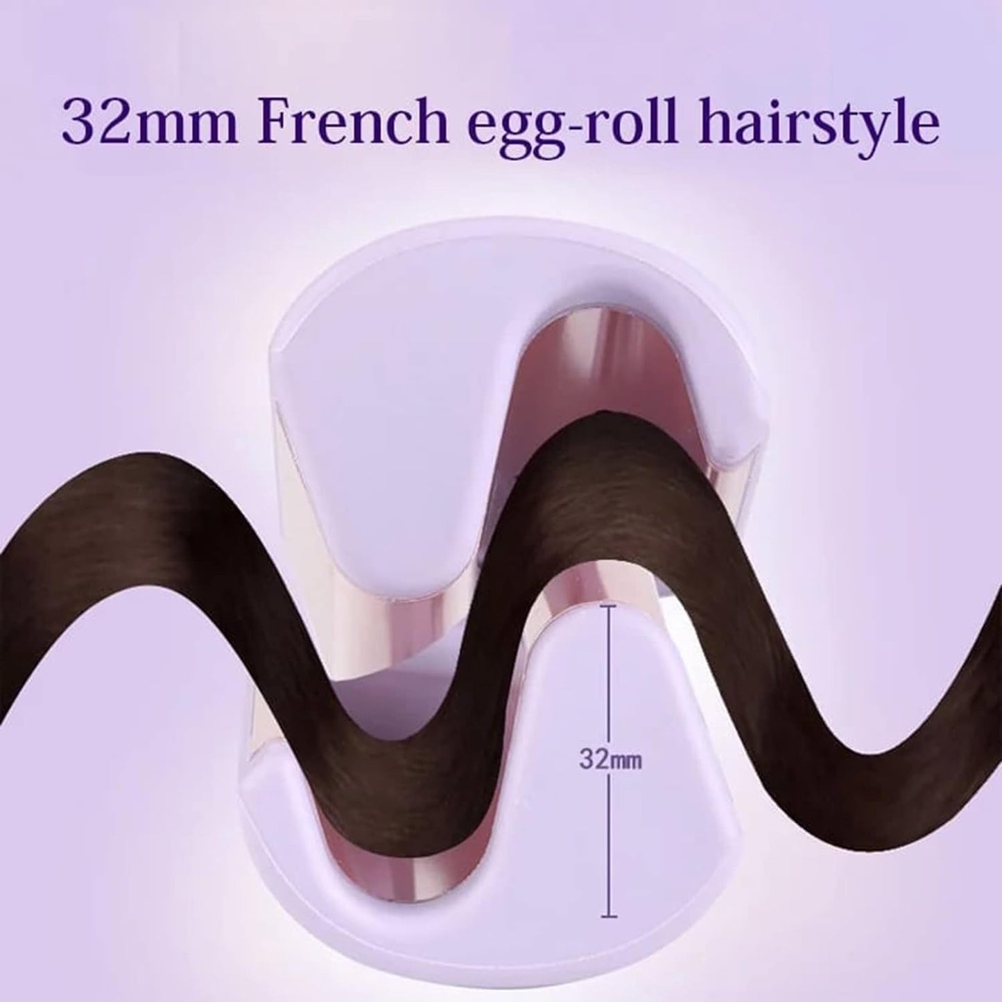 2-Barrel Ceramic Hair Waver – 32MM Deep Wave Curler