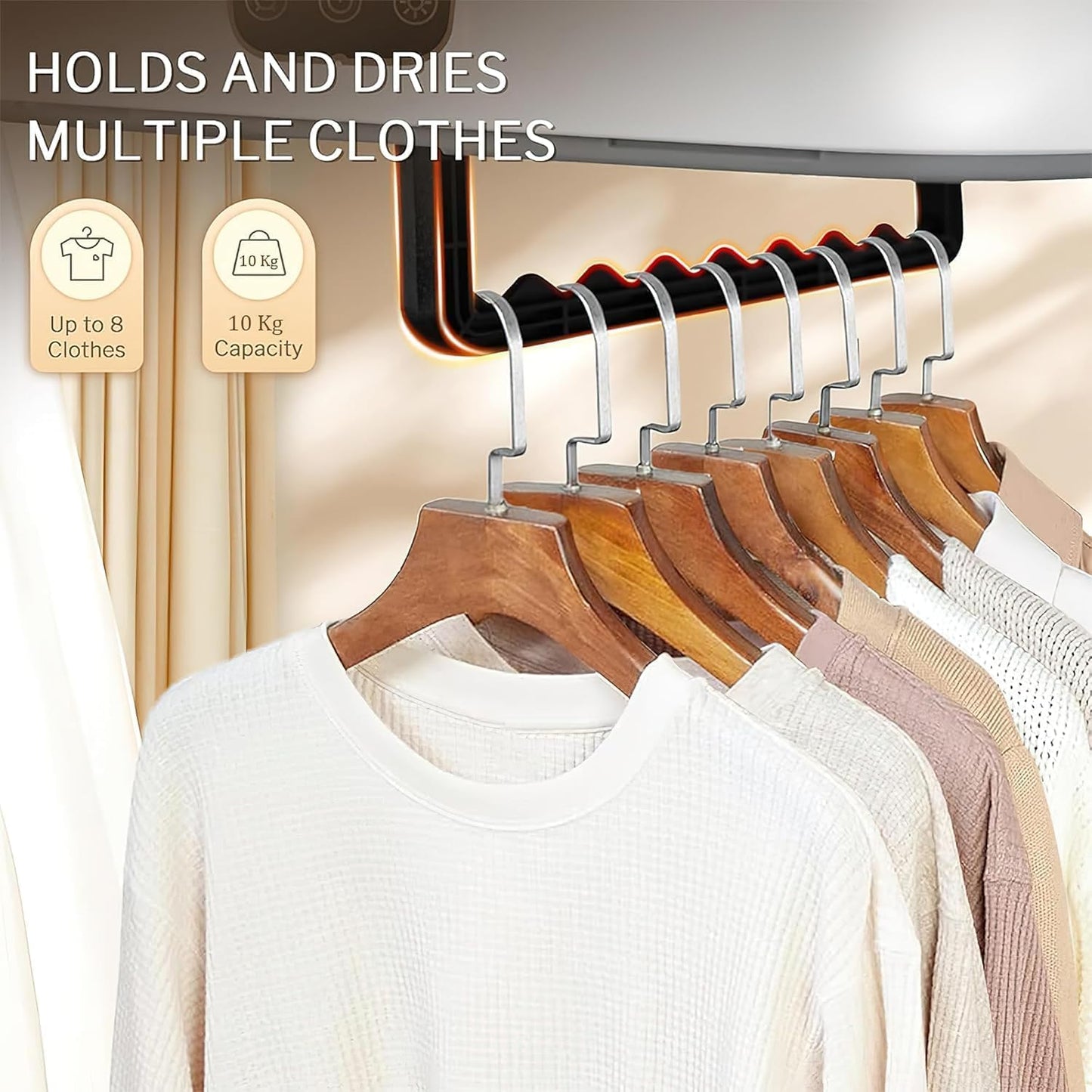 Portable Electric Cloth Dryer - Foldable