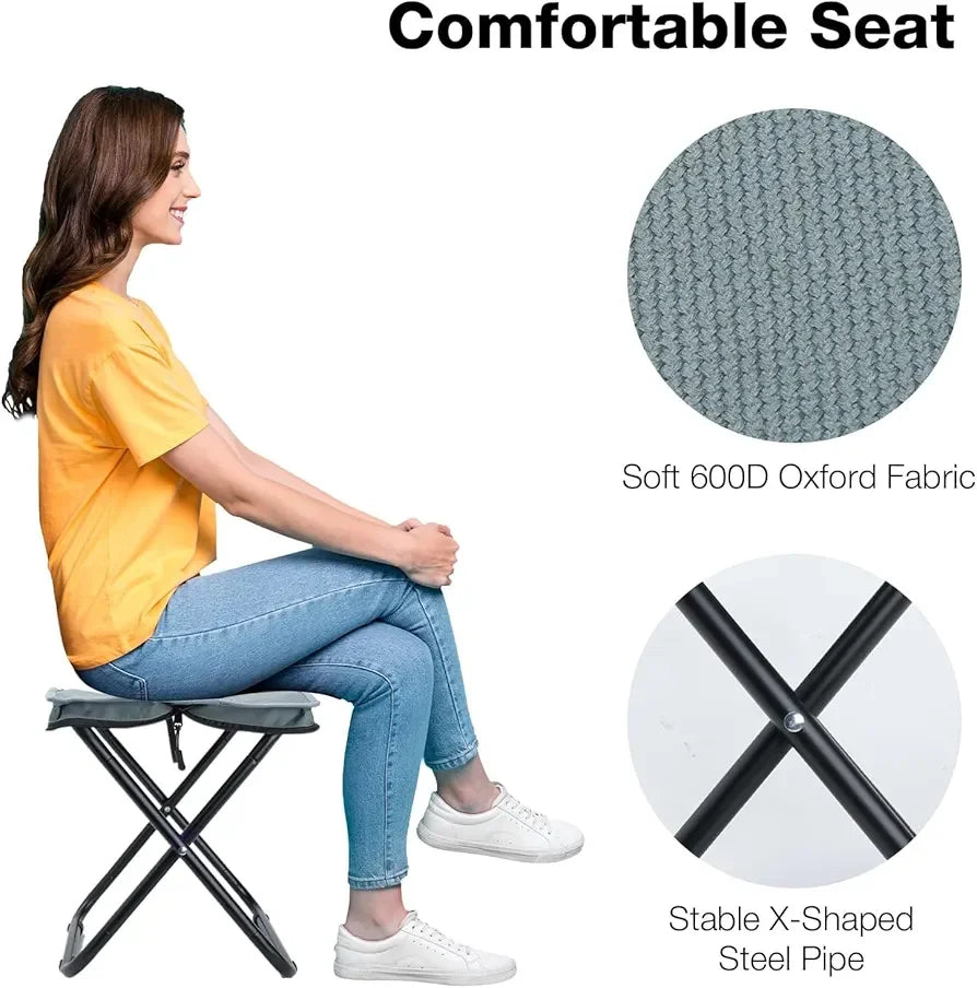 Foldable Camping Stool - Lightweight & Portable - Martly