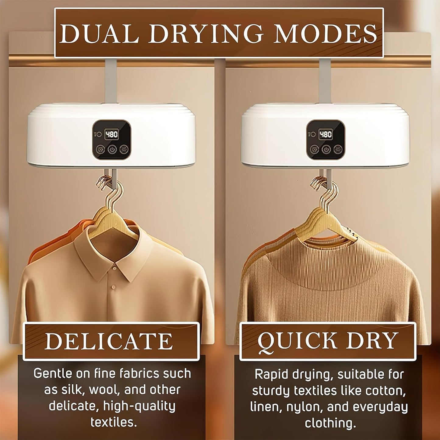 Portable Electric Cloth Dryer - Foldable