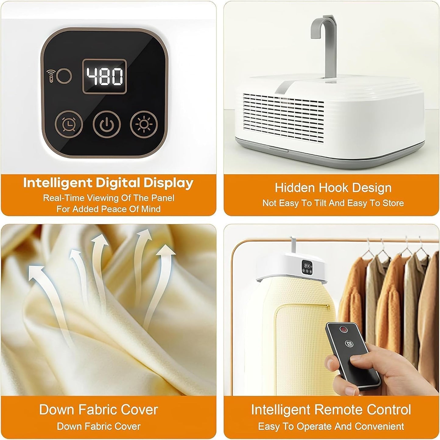 Portable Electric Cloth Dryer - Foldable