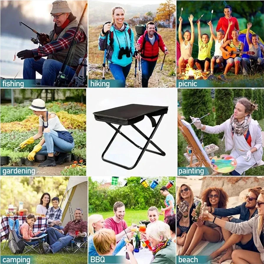 Foldable Camping Stool - Lightweight & Portable - Martly